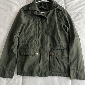 Love Tree Olive Green Utility Jacket